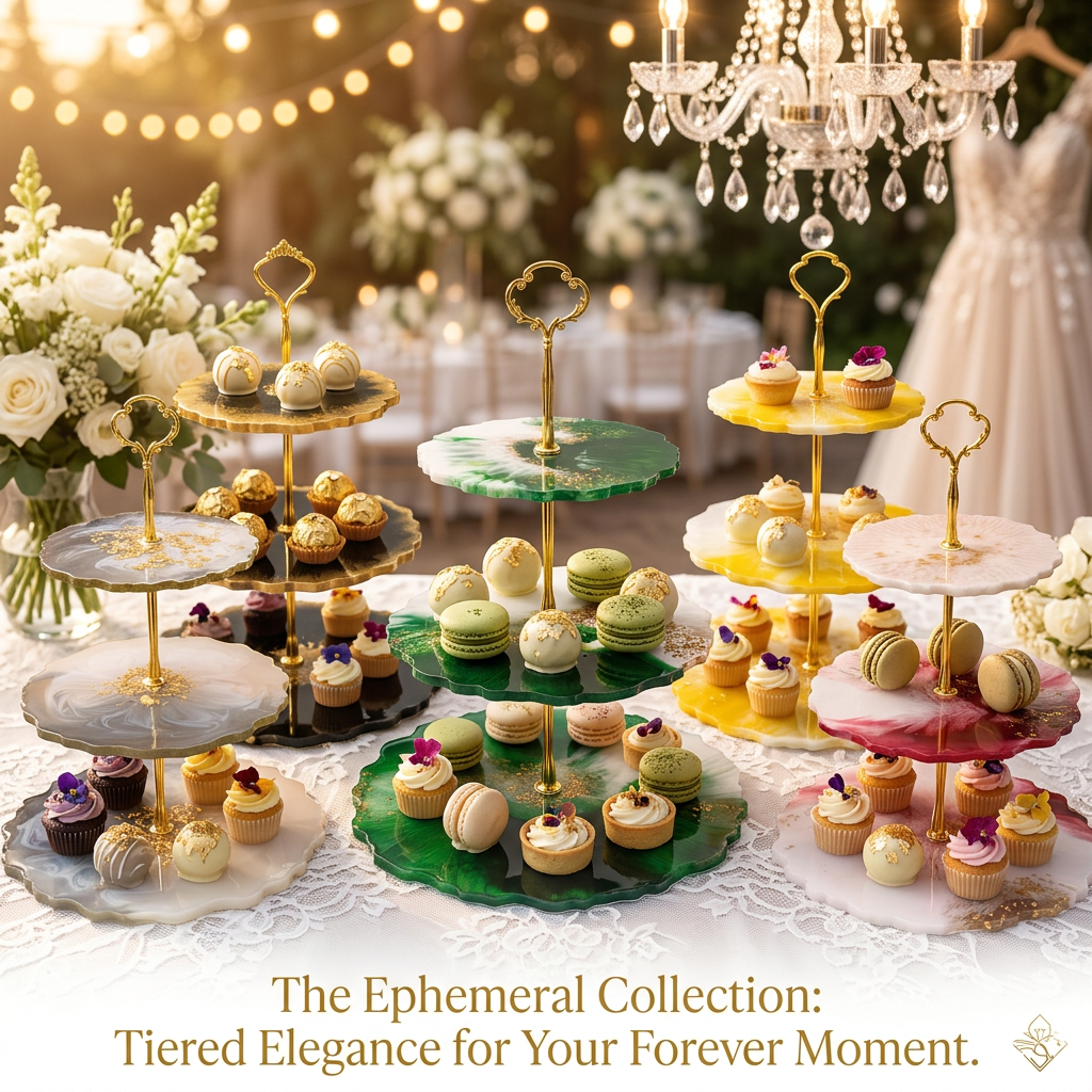 The Ephemeral Collection styled on a candlelit wedding table